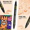 24-Color Paint Markers Dual Tip Acrylic Paint Pens Ideal for Wood, Rock, Canvas, Stone, Glass, Ceramic, and DIY Crafts Art Supplies